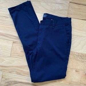 Taylor Stitch Slim Navy Civic Wool Pants 34 x 34.5”